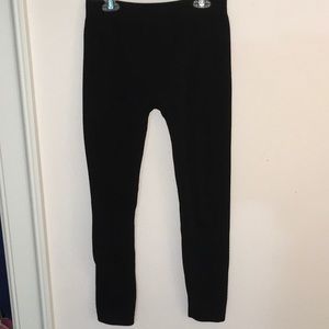 Fleece lined thermal leggings